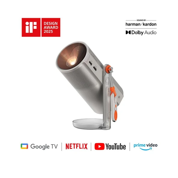 Xgimi MoGo 4 Lazer 550 Lümen Full HD Wi-Fi Google TV Taşınabilir Projeksiyon Cihaz ürün görseli 1