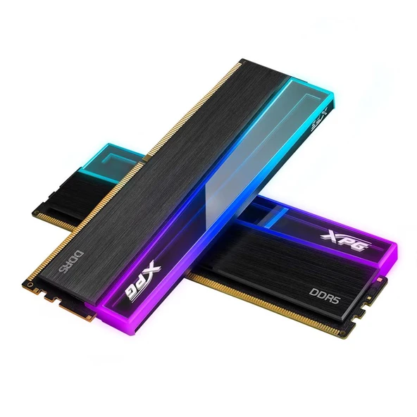 XPG 32GB (2x16GB) Novakey Siyah RGB DDR5 6400MHz CL32 1.40V Dual PC Ram ürün görseli 1