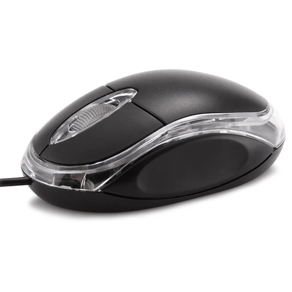 Everest KM-6809 Usb Siyah Mavi Işıklı Optik Mouse - Resim 2