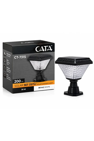 Cata Ct-7315 30W Solar Set Üstü Aydınlatma Armatürü ürün görseli 1
