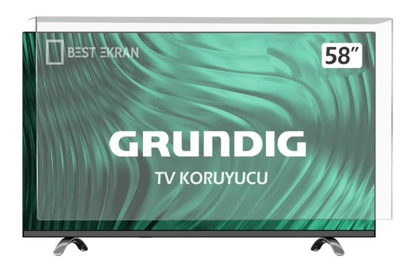 GRUNDIG 58GEU8910B TV EKRAN KORUYUCU - Grundig 58" inç Ekran Koruyucu 58 GEU 8910 B ürün görseli 1