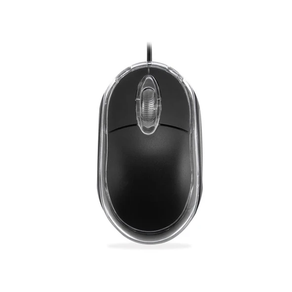 Everest KM-6809 Usb Siyah Mavi Işıklı Optik Mouse ürün görseli 1