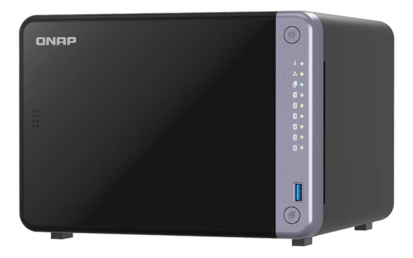 QNAP 6diskli Alpine AL524 QC-8GB RAM-2-10GbE SFP+ Nas Server TS-632X (50296) ürün görseli 1