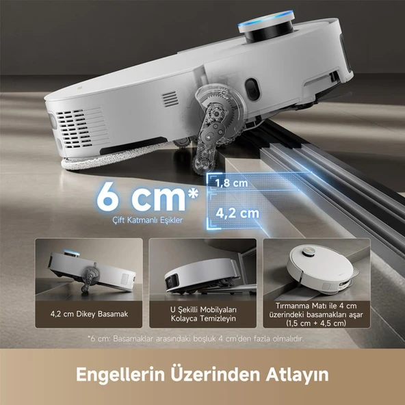 Dreame X50 Ultra Complete Robot Süpürge Beyaz ürün görseli 1