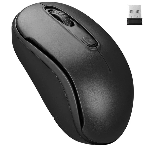 Everest SM-804 Usb Siyah 1600dpi Kablosuz Mouse ürün görseli 1