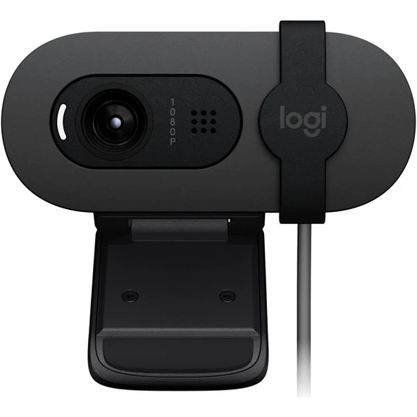 LOGITECH BRIO 100 1080p Dahili Mikrofonlu Webcam 960-001585 ürün görseli 1
