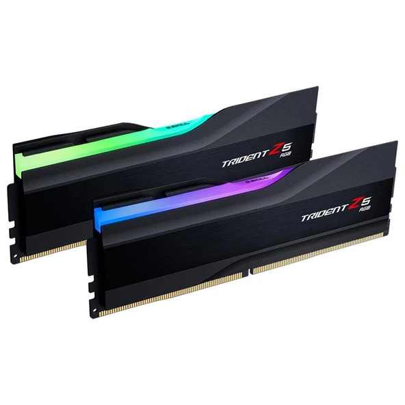 GSKILL 32GB (2x16GB) TRIDENT Z5 SİYAH  DDR5 6000MHz CL36 1.35V RGB Dual Kit Ram ürün görseli 1