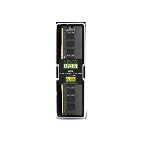 NEMIXRAM 8GB DDR4 3200MHz CL22 ECC UDIMM SUNUCU RAM ME25600-818 ürün görseli 1