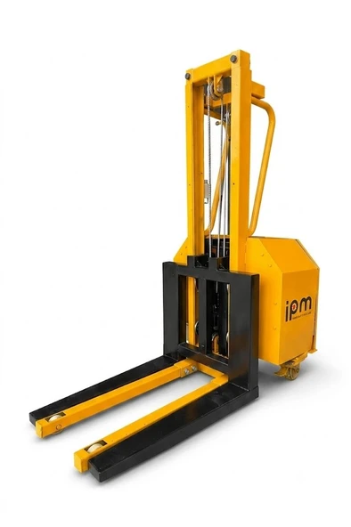 Elektrikli Akülü Mini İstifleme - Kaldırma Makinesi 300 kg Kapasiteli ürün görseli 1