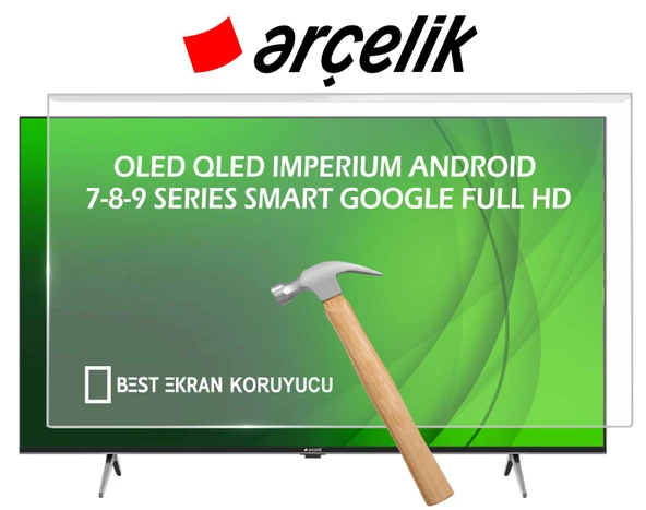Arçelik 75" inç 190 Ekran LED OLED QLED IMPERIUM 7-8-9 SERIES Android 4K-8K Televizyon Tv Ekran Koruyucu ürün görseli 1