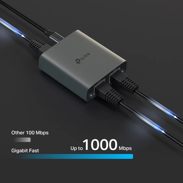 TP-LINK EH210 2port Gigabit Ethernet Splitter - Resim 2