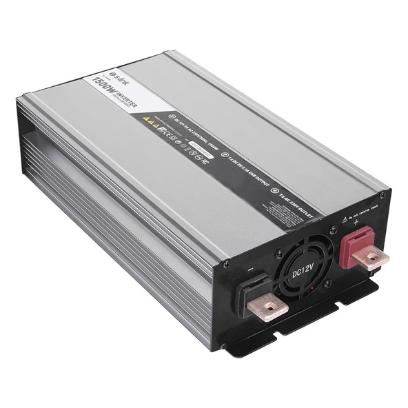 S-link SL-1500W 1500W DC12V-AC230V İnverter ürün görseli 1