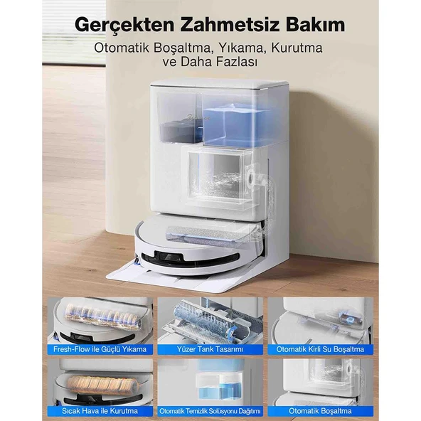 Ecovacs T90 Pro Omni Robot Süpürge - Resim 5