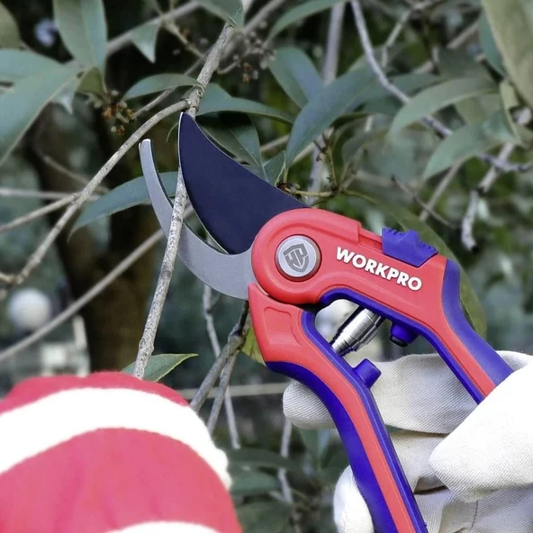 WORKPRO WP332009 Profesyonel Bağ Bahçe Dal Budama Makası - Resim 6