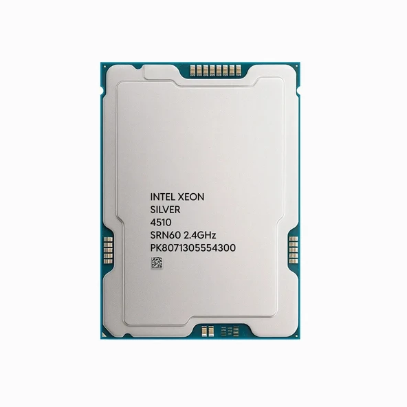 INTEL Xeon Silver 4510 12çekirdekli 30MB 4677p Kutusuz-Fansız Sunucu İşlemcisi ürün görseli 1