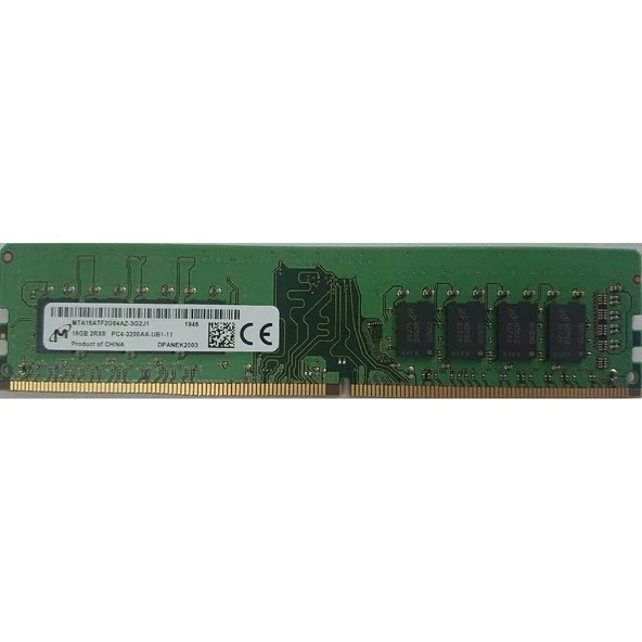 MICRON 16GB DDR4 3200MHz CL22 PC RAM VALUE MTA16ATF2G64AZ-3G2J1 ürün görseli 1