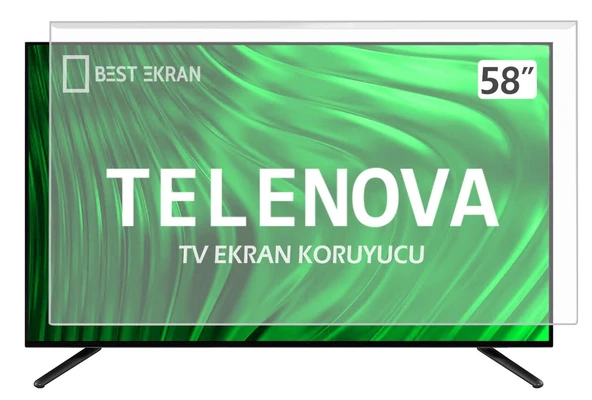 TELENOVA 58" inç 147 Ekran Tv Ekran Koruyucu ürün görseli 1
