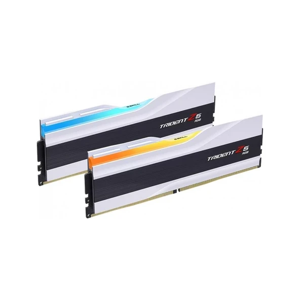 GSKILL 32GB (2x16GB) TRIDENT Z5 BEYAZ DDR5 6400MHz CL32 1.40V RGB PC Ram ürün görseli 1