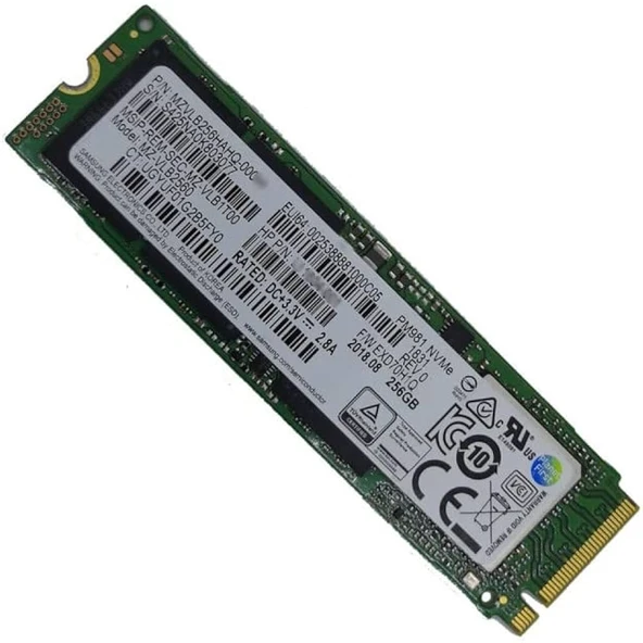 SAMSUNG 256GB PM9C1 MZ-VL82560 5000-4000MB/s M2 NVME GEN4 Disk Kutusuz ürün görseli 1