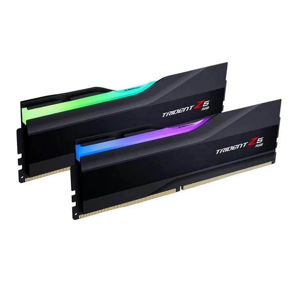 GSKILL 32GB (2x16GB) TRIDENT Z5 SİYAH DDR5 7600MHz CL36 1.40V RGB PC Ram ürün görseli 1