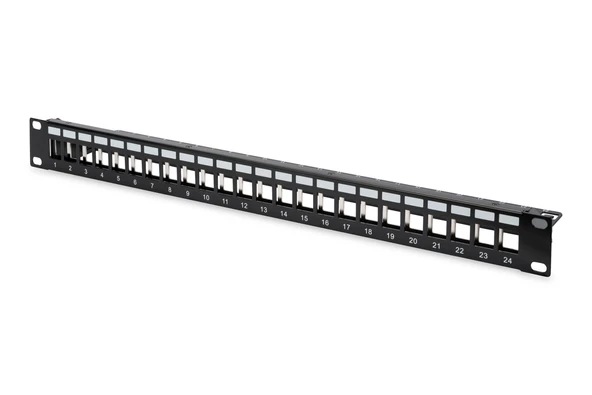 DIGITUS 1U 24port Cat6 Utp Boş Patch Panel DN-91411 ürün görseli 1