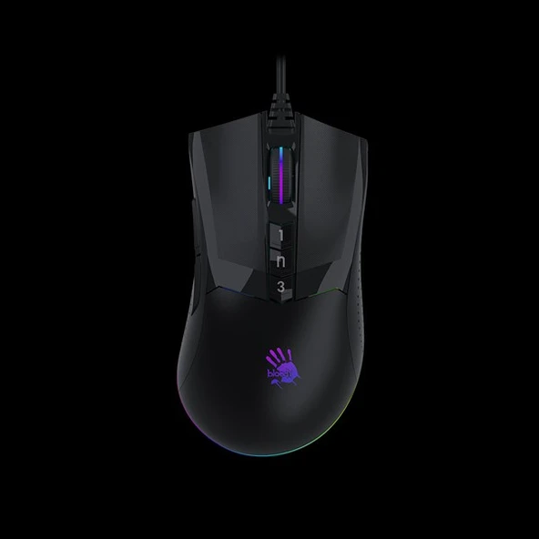 BLOODY MAX W90 Kablolu USB 10000dpi Siyah Gaming Mouse ürün görseli 1