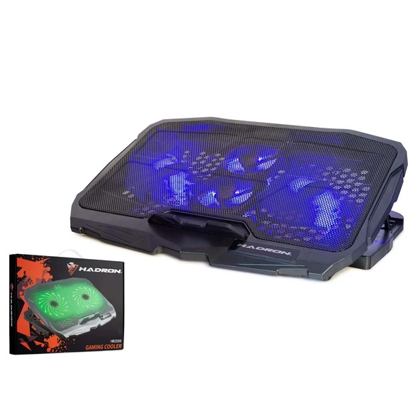 4 Led Fanlı Usb 2.0 9"-17" Notebook Soğutucu Stand Hr2008 ürün görseli 1