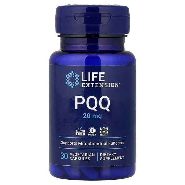 Life Extension PQQ Antioxidants Brain & Cognitive 20 mg 30 Vegetarian Capsules ürün görseli 1