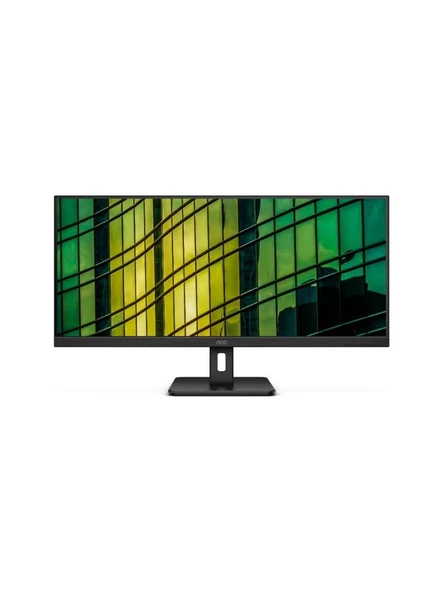AOC 34 Aoc U34E2M/BK 4ms 100MHZ 2xhdmı 1xdp Wqhd 3440X1440 Çerçevesiz Düşük Mavı Işık Vesa Siyah ürün görseli 1