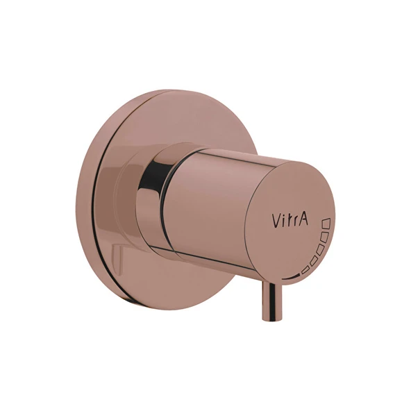 A4145829 Vitra Origin Ankastre Stop Valf, Sıva Üstü, Soft Bakır ürün görseli 1