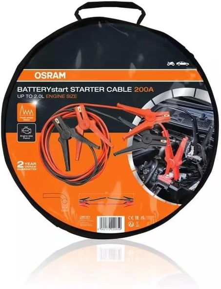Osram Akü Takviye Kablosu Batterystart Starter Cable 200A Osr OSC101 ürün görseli 1