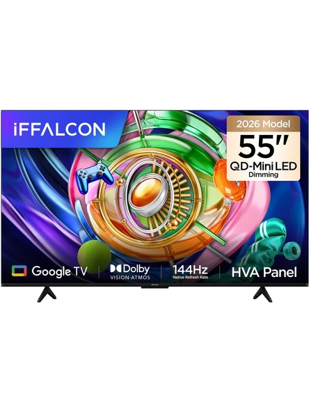 Iffalcon 55U85A 4K Ultra HD 55 140 Ekran Uydu Alıcılı Google Smart Mini LED TV ( TEŞHİR ) ürün görseli 1