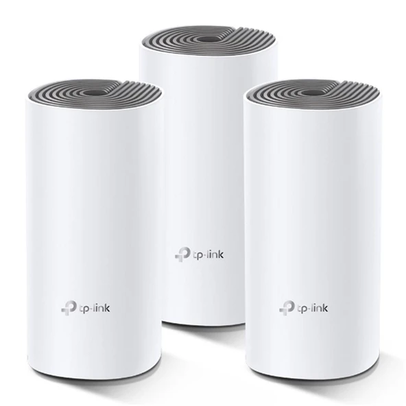 Tp-Link DECO E4 3Lü Paket AC1200 Tüm Evi Kapsayan Mesh Wifi Sistemi ürün görseli 1
