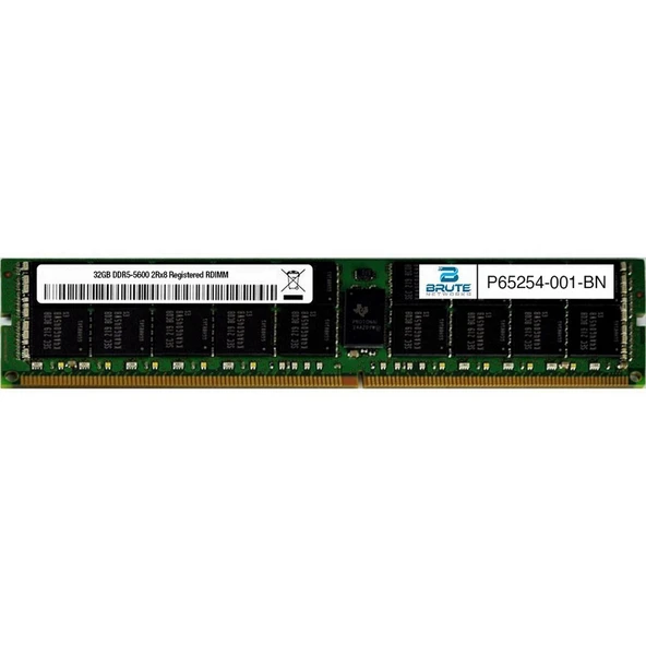 HPE 32GB DDR5 ECC RDIMM 5600MHZ 2Rx8 Sunucu Ram P65254-001 ürün görseli 1