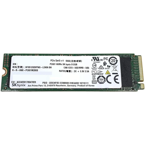 HYNIX 512GB 2280 HFS512GEJ9X101N 7000-4700MB/s M2 NVME GEN4 Disk Kutusuz ürün görseli 1