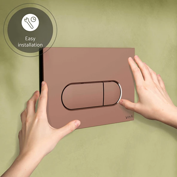 740-2240 VitrA Root Round Kumanda Paneli, Soft Bakır ürün görseli 1