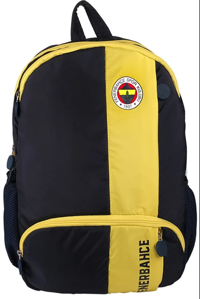 Me Çanta Okul Sırt Çantası Fenerbahçe Sarı Serit Renkli Logo 24738 ürün görseli 1