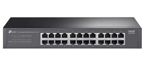Tp-Link LS1024G 24 Port 10-100-1000 Mbps Switch Metal Kasa ürün görseli 1