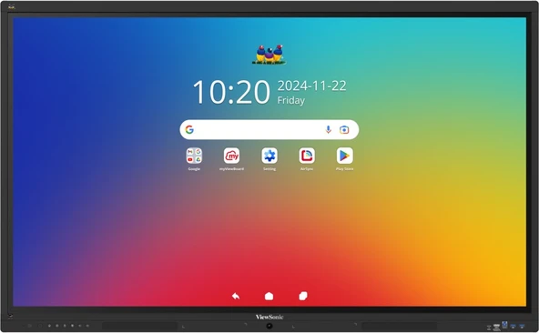 VIEWSONIC 65" IFP6541-1-1C VS21062 4K Ultra HD İnteraktif Akıllı Ekran ürün görseli 1
