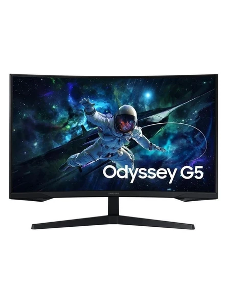 Samsung 32" Odyssey G5 G55C LS32CG552EUXUF 1ms 165Hz (Hdmı+Dp) Qhd Curved Gaming Monitör ürün görseli 1