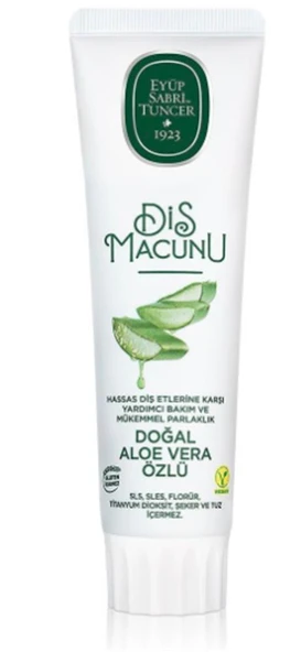 Eyüp Sabri TuncerDoğal Aloe Vera Özlü Diş Macunu 90 ml ürün görseli 1