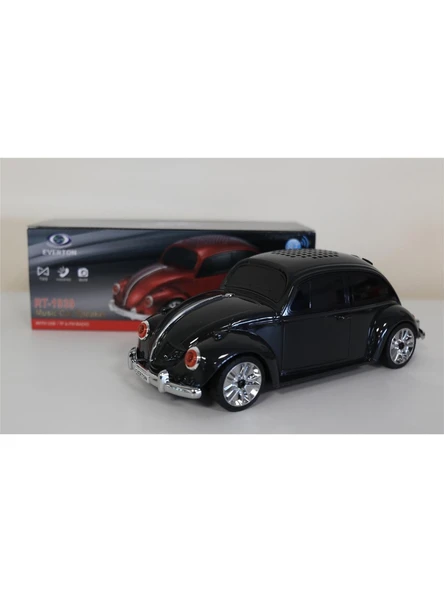 Everton Rt-1939 Siyah Arabalı Bluetooth Fm-Usb-Tf-Aux Şarjlı Nostaljik Radyo ürün görseli 1