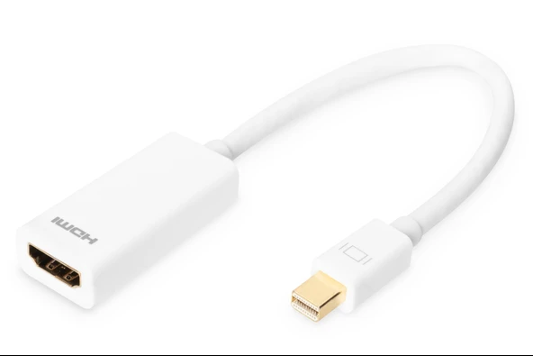DIGITUS mDP-HDMI Görüntü Adaptörü 0,15m (AK-340404-001-W) ürün görseli 1