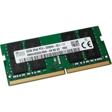 HyNIX 32GB DDR4 3200MHZ CL22 NOTEBOOK RAM VALUE HMAA4GS6AJR8N-XN ürün görseli 1