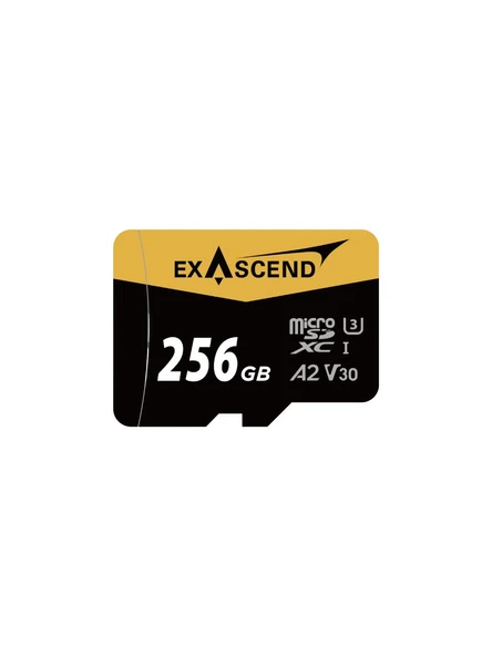 Exascend Catalyst Microsd Card Series 256GB (Sd Adapter Ile) ürün görseli 1