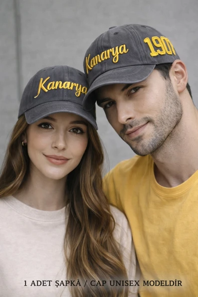 Nakışlı Şapka/Cap/Baseball Şapkası – %100 Pamuk Gabardin Unisex Model ürün görseli 1