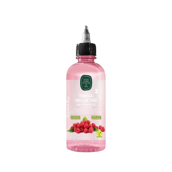 Frambuazlı Sirke & Saç Toniği 100 ml Seyahat Boy Pet Şişe ürün görseli 1