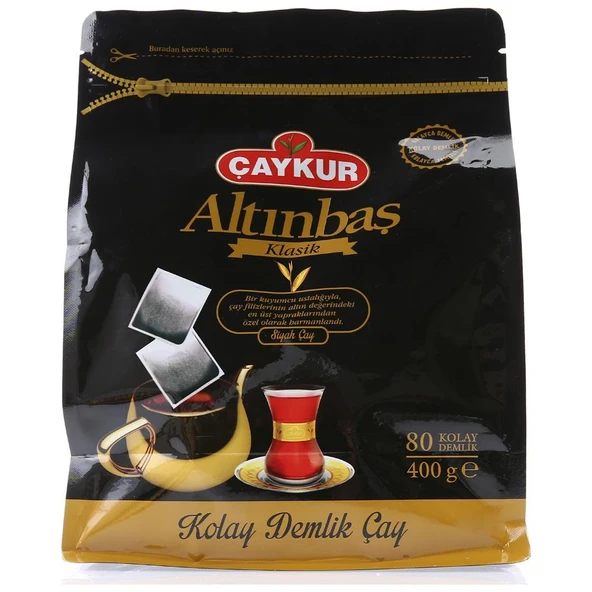Çaykur Altınbaş 400gr 80adet Demlik Poşet Çay ürün görseli 1