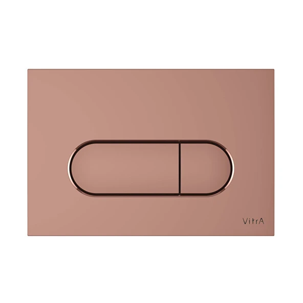 740-2240 VitrA Root Round Kumanda Paneli, Soft Bakır - Resim 3