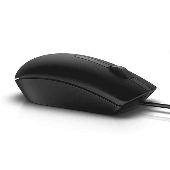 DELL MS116 Kablolu USB Sessiz Siyah Mouse - Resim 3